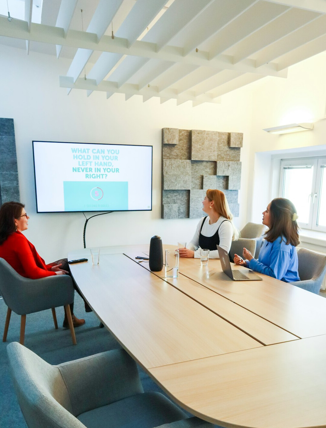 business meeting in conference room