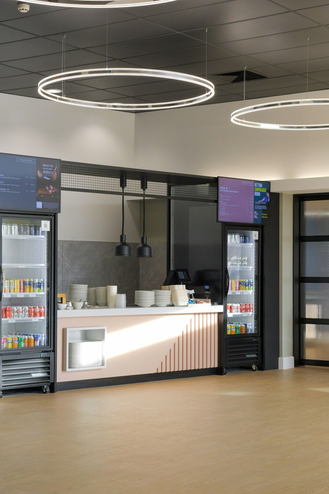 Bright modern open-plan office space